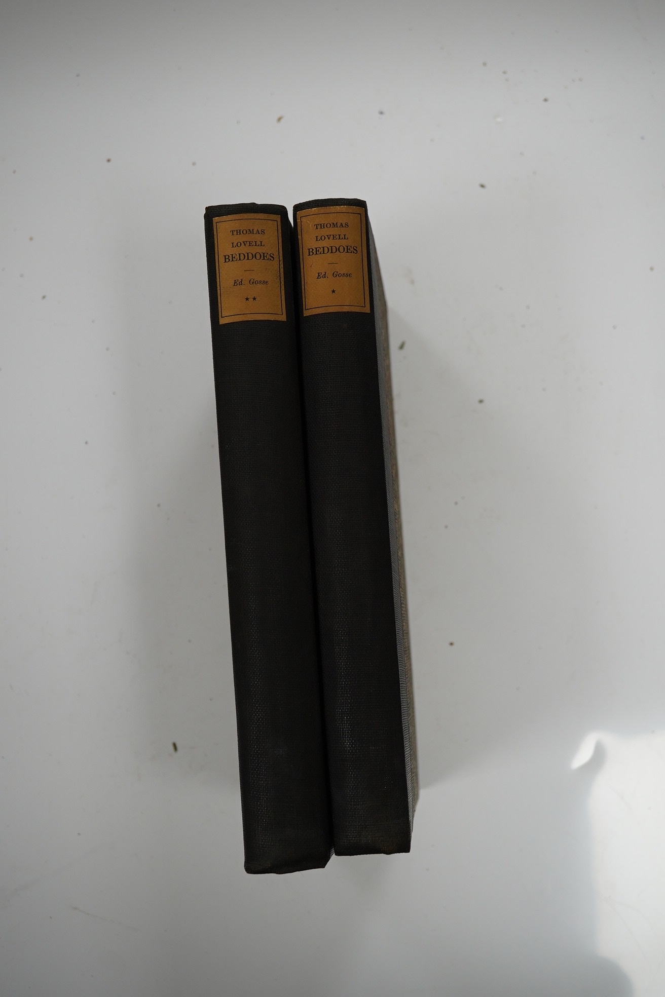 Beddoes, Thomas - The Complete Works of ... Edited with a memoir by Sir Edmund Gosse. And decorated by The Dance of the Death of Hans Holbein. 2vols. (Limited Edition of 750 numbered sets). pictorial titles, portrait and